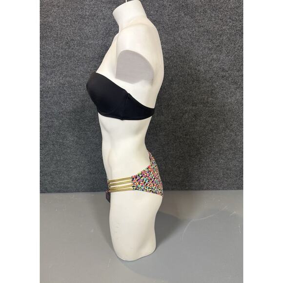 Rare Victoria’s Secret Bikini Gem Strapless Top & Sexy Bottom Swimwear 34D/M - Picture 4 of 12